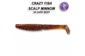 Виброхвост Crazy Fish SCALP MINNOW 7-8-32-6