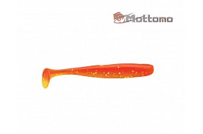 Виброхвост Mottomo Shiner 7,5см Orange Glow 6шт.