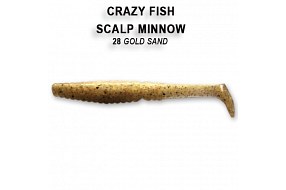 Виброхвост Crazy Fish SCALP MINNOW 7-8-28-6