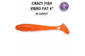 Виброхвост Crazy Fish VIBRO FAT 4'' 14-10-18-6
