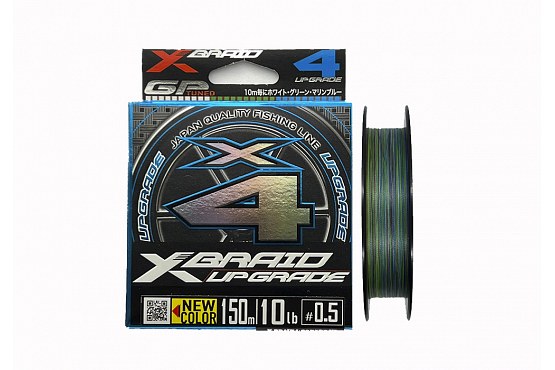 YGK X-BRAID UPGRADE X4 3 color 150 m 0.6 / 12lb Fishing lines buy at