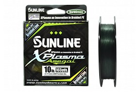 Плетёный шнур Sunline X-Plasma #1.0/10lb 150m Dark Green