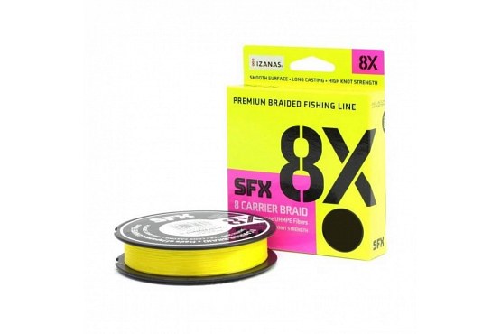 Плетеный шнур Sufix SFX 8X желтый 135м (#0.4) 0.104мм/4.5кг - купить в  интернет-магазине, каталог и цены с доставкой по России