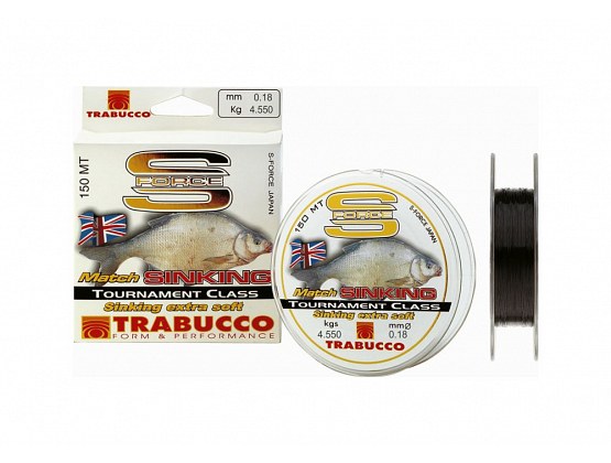 Леска Trabucco S-Force Match Sinking 0.180mm 4.55kg 150m Deep Blue - купить в интернет-магазине, каталог и цены с доставкой по России