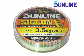 Леска Sunline SIGLON V 0.185mm/3.5kg 150m Mist Green