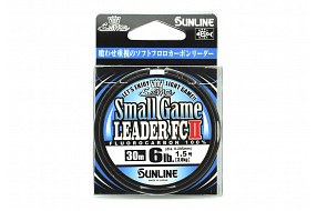 Флюорокарбон Sunline Small Game Leader FCII 0.205mm 3.0kg/6lb 30m Clear