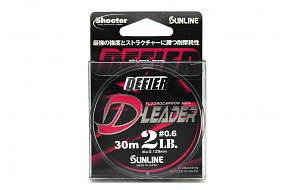 Флюорокарбон Sunline Shooter Defier D-Leader 0.128mm 1.0kg/2lb 30m Clear