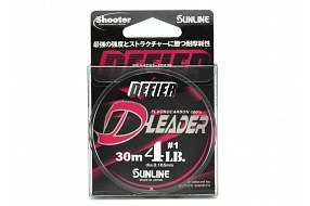 Флюорокарбон Sunline Shooter Defier D-Leader 0.165mm 2.0kg/4lb 30m Clear