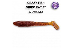 Виброхвост Crazy Fish VIBRO FAT 4