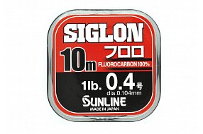 Флюорокарбон Sunline Siglon Fluoro 0.104mm 0.5kg/1lb 10m Clear