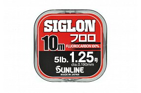 Флюорокарбон Sunline Siglon Fluoro 0.190mm 2.5kg/5lb 10m Clear