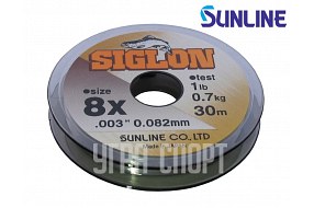 Леска Sunline SIGLON TIPPET 0.082mm/0,7kg 30m Clear