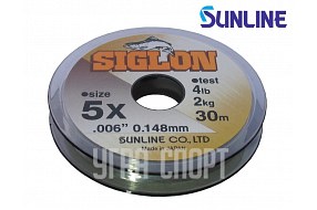 Леска Sunline SIGLON TIPPET 0.148mm/2kg 30m Clear