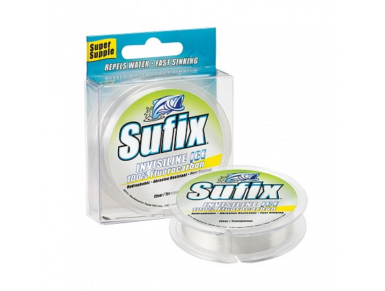 Леска Sufix Invisiline Ice Fluorocarbon 50m Clear 0.14mm 1.5kg - купить в интернет-магазине, каталог и цены с доставкой по России
