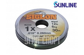 Леска Sunline SIGLON TIPPET 0.260mm/6kg 30m Clear