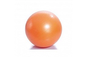 Мяч гимнастический 55см с насосом оранжевый 00208