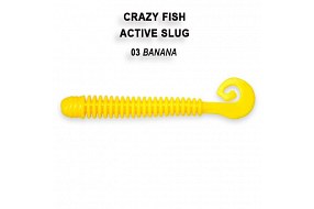 Мягкая приманка Crazy Fish ACTIVE SLUG 2-7.1-3-2