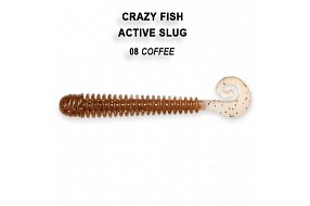 Мягкая приманка Crazy Fish ACTIVE SLUG 2-7.1-8-4