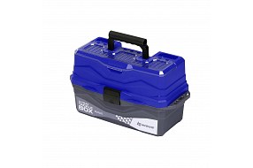 Ящик рыболовный Nisus Tackle Box трёхполочный синий 445×250×220