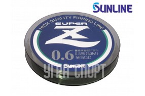 Леска Sunline SUPER Z #0.6/0.128mm 1.38kg 50m Clear