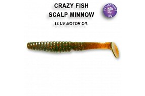 Виброхвост Crazy Fish SCALP MINNOW 7-8-14-6