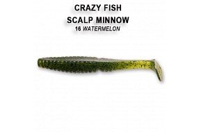 Виброхвост Crazy Fish SCALP MINNOW 7-8-16-4