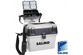 Ящик рыболовный зимний Salmo 2-х ярусный (из 2-х частей) пластиковый 38x24,5x29