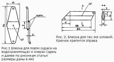 Блесна ельчик 35 чертеж